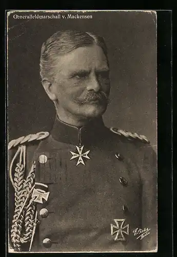 AK Generalfeldmarschall v. Mackensen mit Eisernem Kreuz