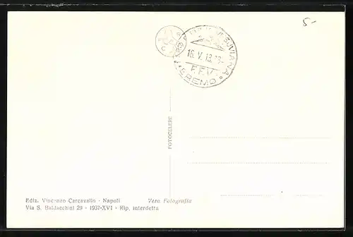 AK Napoli, Vulkan Vesuv, Il Conetto nell`Interno del Cratere