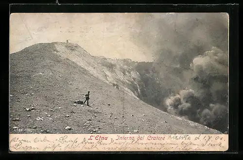AK L`Etna, Interno del cratere, Vulkan