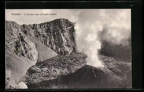 AK Vesuvio, Il piccolo cono nel gran cratere