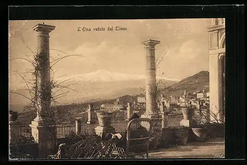AK Taormina, L`Etna veduto dal Timeo