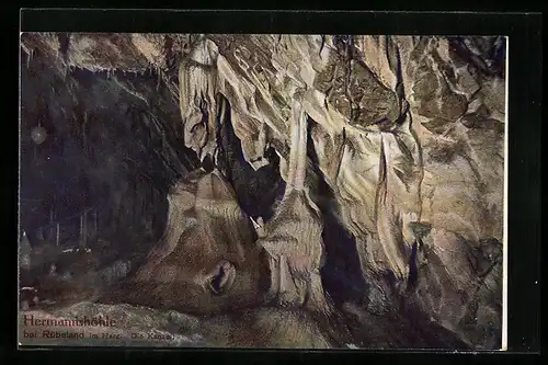 AK Rübeland, Hermannshöhle, Die Kanzel