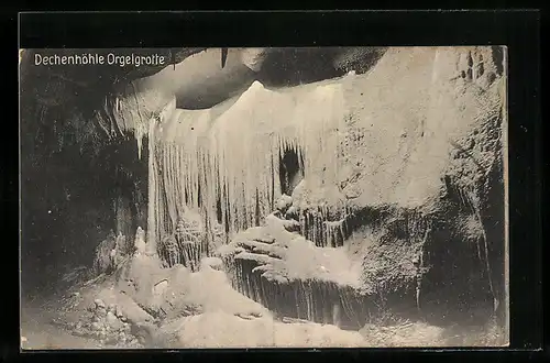 AK Die Dechenhöhle, Orgelgrotte