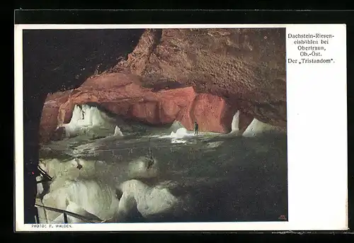 AK Obertraun, Dachstein-Rieseneishöhle, Der Tristandom