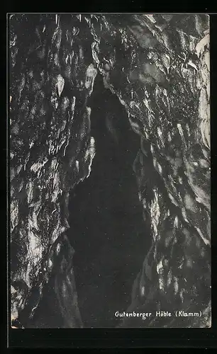 AK Gutenberger Höhle, Blick auf den Eingang