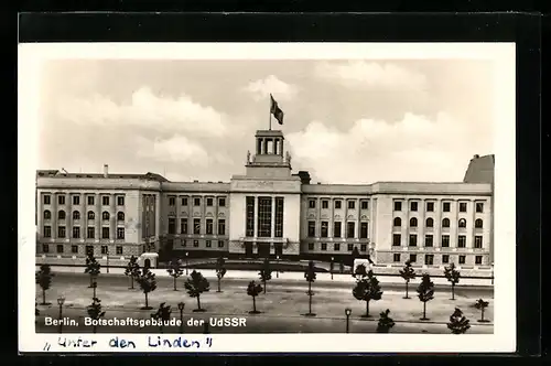 AK Berlin, Botschaftsgebäude der UdSSR
