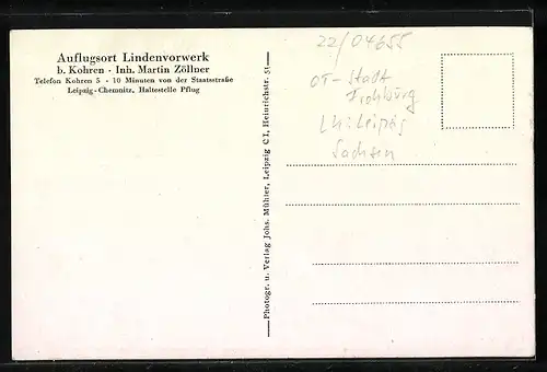 AK Kohren, Gasthaus Lindenvorwerk