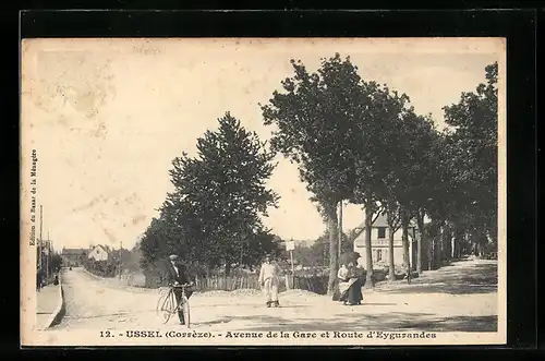 AK Ussel, Avenue de la Gare et Route d`Eygurandes