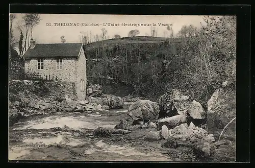 AK Treignac, L`Usine électrique sur la Vézére