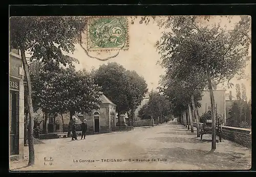 AK Treignac, Avenue de Tulle