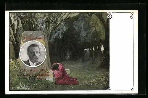 AK Ignaz Auer, Mitglied des Reichstages, Kämpfer gegen das Sozialistengesetz