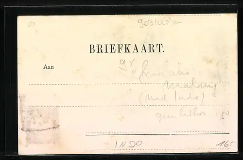 AK Makassar, Het fort Rotterdam, Militaire-Cantine, Het Postkanfoor