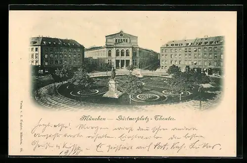 AK München, Gärtnerplatz-Theater