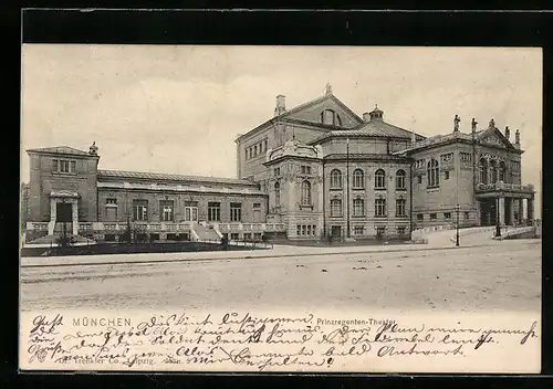 AK München, am Prinzregenten-Theater