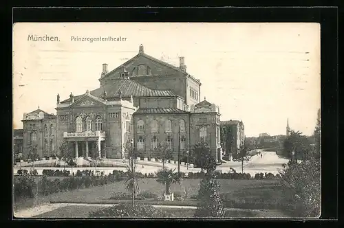 AK München, am Prinzregenten-Theater
