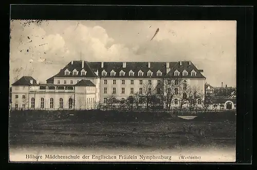 AK München-Nymphenburg, Höhere Mädchenschule der Englischen Fräulein