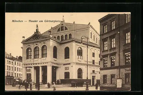AK München, Theater am Gärtnerplatz