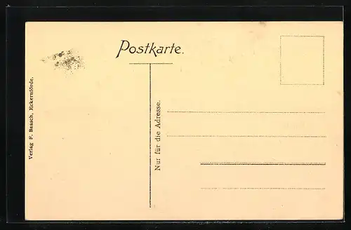 AK Eckernförde, St. Nicolai-Kirche, Stuhl der alteingesessenenen Adelsfamilie v. Rantzau