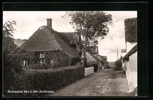 AK Wyk / Föhr, Dorfstrasse