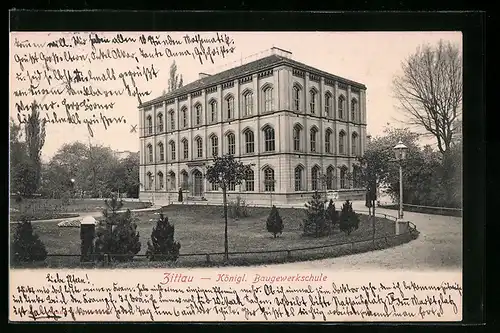 AK Zittau, Königl. Baugewerkschule