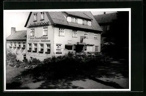 AK Braunlage / Harz, Harzer Bauernstübchen, Tanner Strasse 20