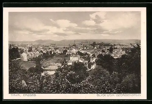 AK Thum / Erzgeb., Blick vom Georgenstein