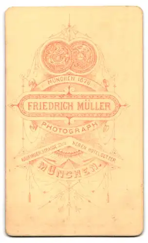 Fotografie Friedrich Müller, München, Kaufinger Strasse 21, Garde-Unteroffizier in Uniform