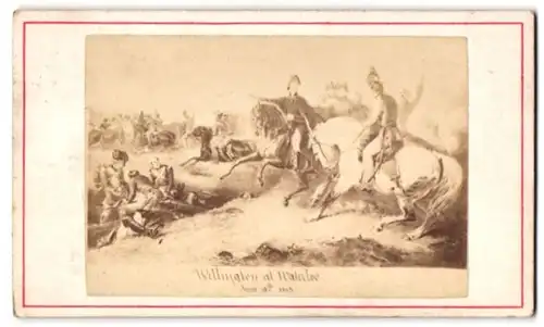 Fotografie Gemälde Wellington at Waterloo