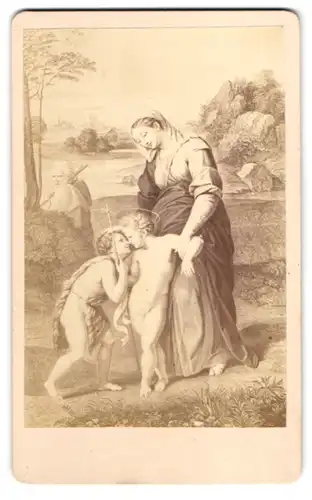 Fotografie Gemälde La Madonna di spazeggio von Rafael
