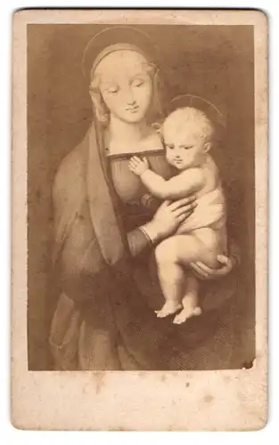 Fotografie Gemälde La Madonna del Granduca von Rafael