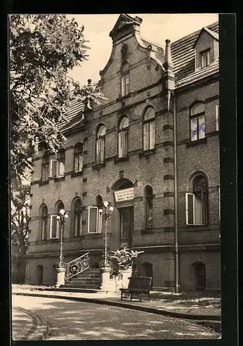 AK Löderburg, Strassenpartie an der Konsumschule