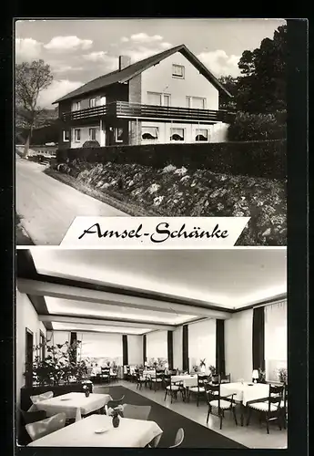 AK Bad Oeynhausen-Oberbecksen, Hotel Amsel-Schänke