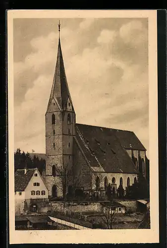 AK Marbach a. N., Ansicht der Alexanderkirche