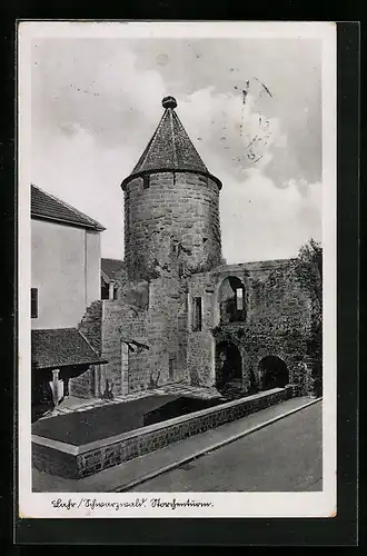 AK Lahr /Schwarzwald, Partie am Storchenturm