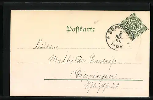 AK Kleeblatt mit Schleife