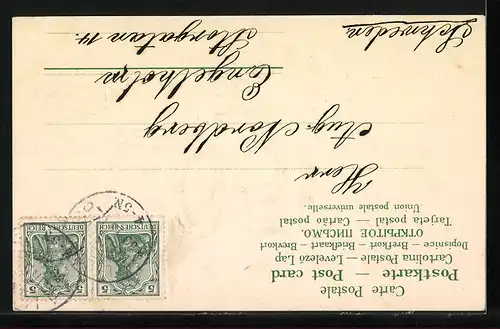 AK Jahreszahl 1903 mit Glücksengelchen