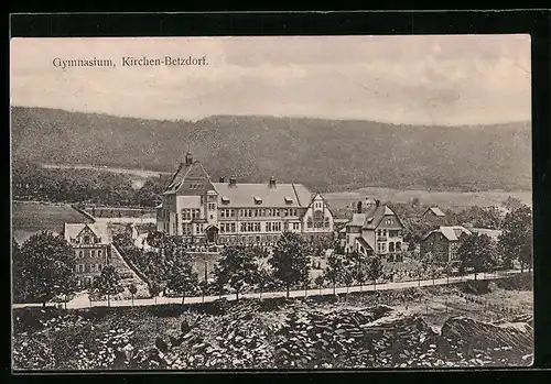 AK Kirchen-Betzdorf, Ansicht vom Gymnasium