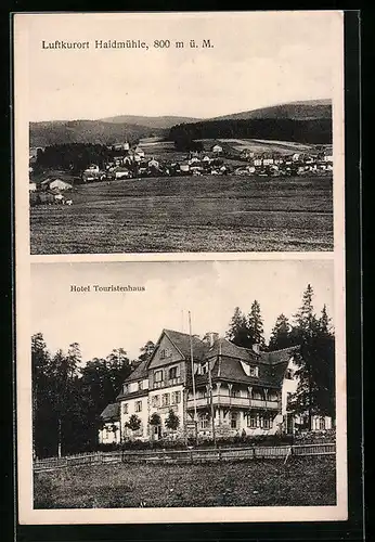 AK Haidmühle, Hotel Touristenhaus, Teilansicht