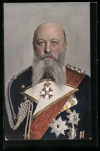AK Kapitän Grossadmiral Alfred von Tirpitz in Galauniform, Pour le Mérite