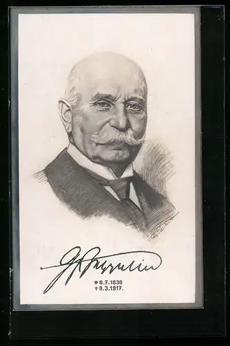 AK Portrait Ferdinand Graf von Zeppelin