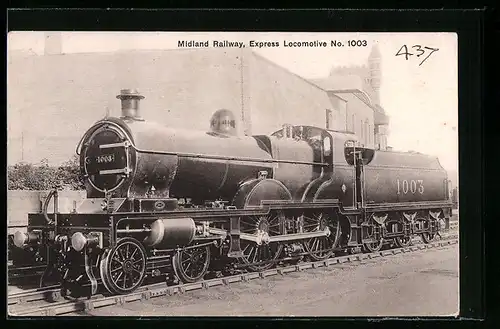 AK Midland Railway, Express Locomotive No. 1003, englische Eisenbahn