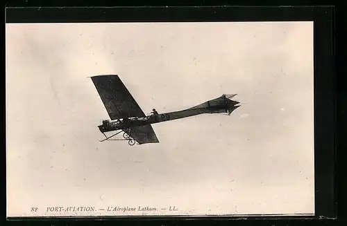 AK Port-Aviation, L`Aéroplane Latham, Flugzeug