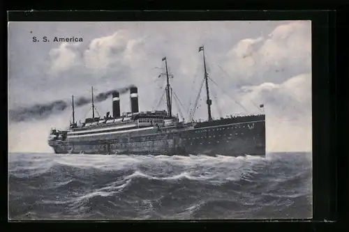 AK Passagierschiff SS America