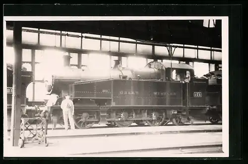 AK Locomotive Great Western 155, englische Eisenbahn