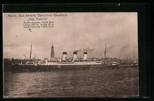 AK Passagierschiff Cap Polonio