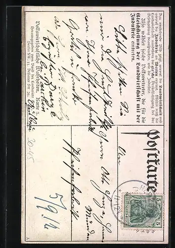 AK Gesamt-Produktions-Werte von Landwirtschaft und Industrie in Deutschland 1909, Geld