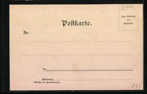 Lithographie Friedberg, Turnfest des Gaues Hessen 1899, Festplatz