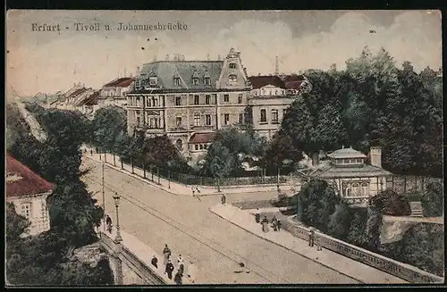 AK Erfurt, Tivoli und Johannesbrücke