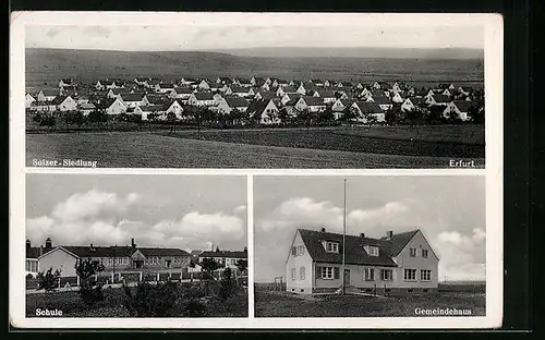 AK Erfurt, Sulzer-Siedlung, Schule, Gemeindehaus