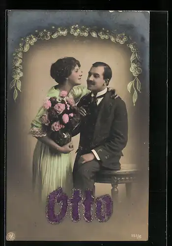 Foto-AK NPG Nr. 151 /6: Glückwunsch zum Namenstag Otto